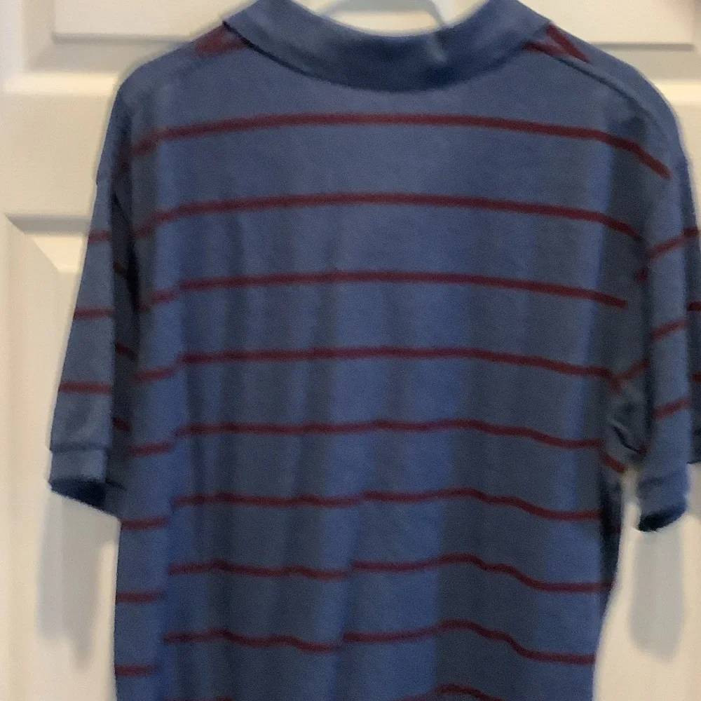 Polo by Ralph Lauren‎ Men's Blue and Red Striped Polo, XL